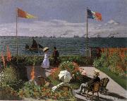 Claude Monet Terrace at Sainte-Adresse oil painting artist